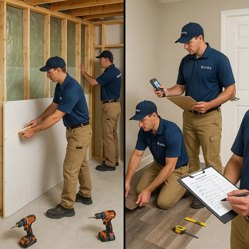 Repairs and Reconstruction process in Angier, NC